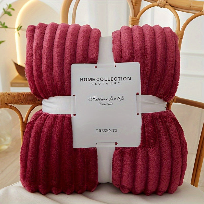 Maliben | Luxury Flannel Polyester Blanket – Ultimate Comfort & Warmth