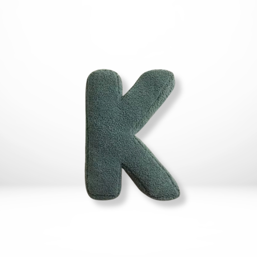 Maliben | Velvet Alphabet Decorative Cushion With Letters A To Z