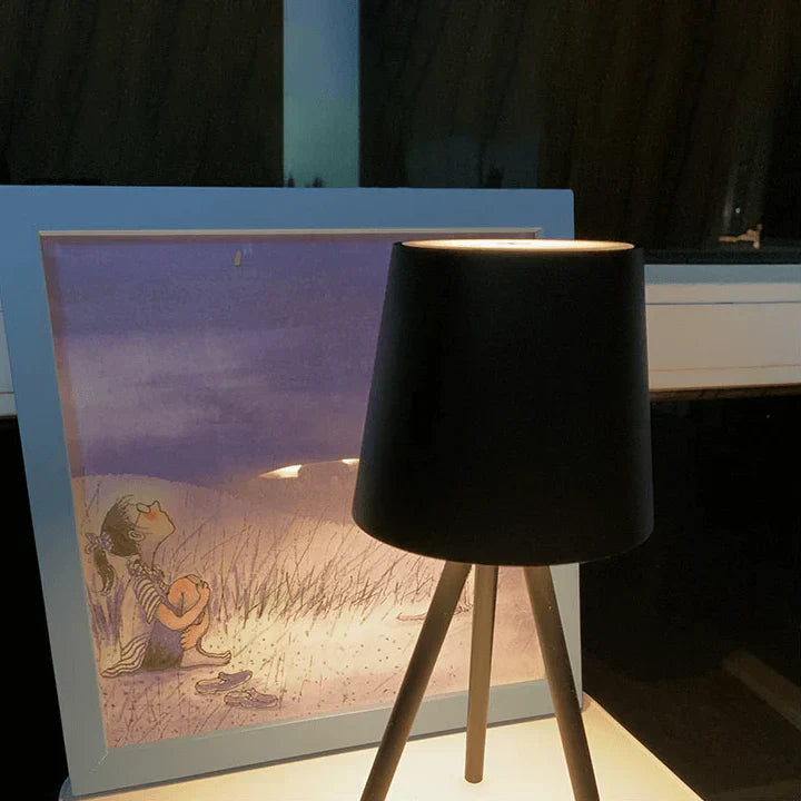 Maliben | Nordic Tripod Table Lamp - Stylish Wireless Led Night Light