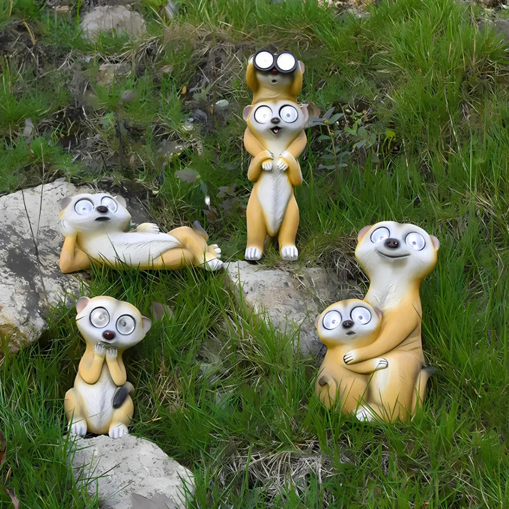 Maliben | Solarkats Meerkat Light Figures