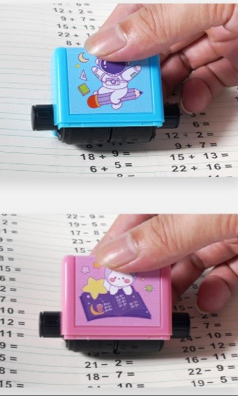 Maliben | Rekenroller | Learning Becomes Fun - Math Stamp For Tables And Sums