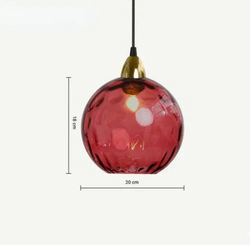 Maliben | Glass Ball Pendant Lamp - Lumisphere