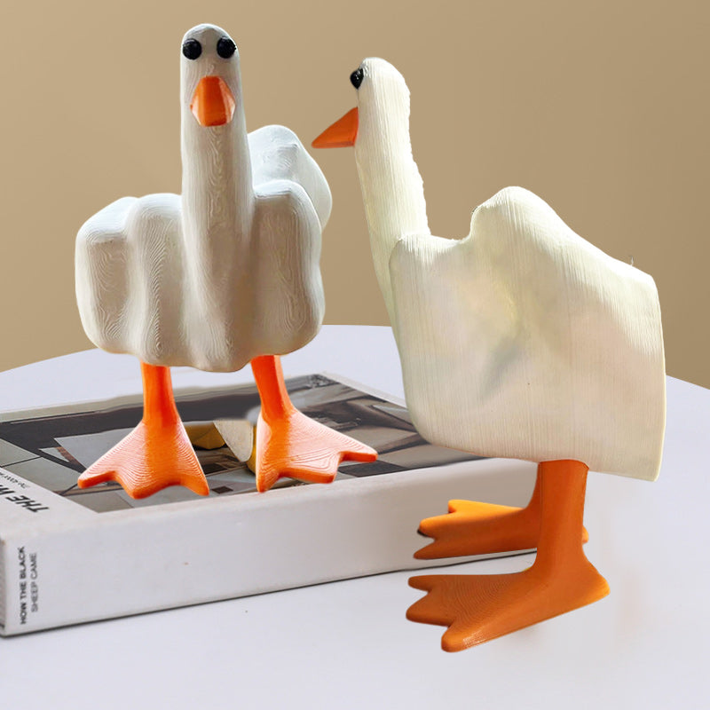 Maliben | Duck Ornament In The Shape Of The Middle Finger