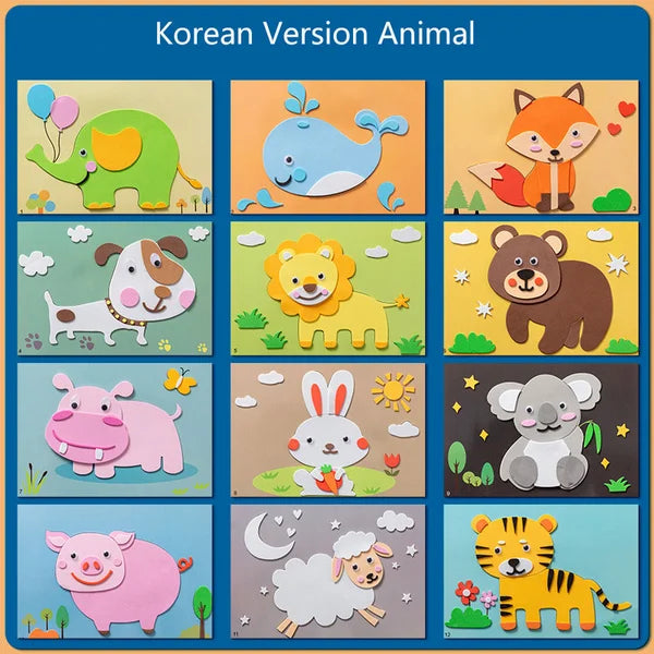Maliben | 3d Animal Sticker Play Set