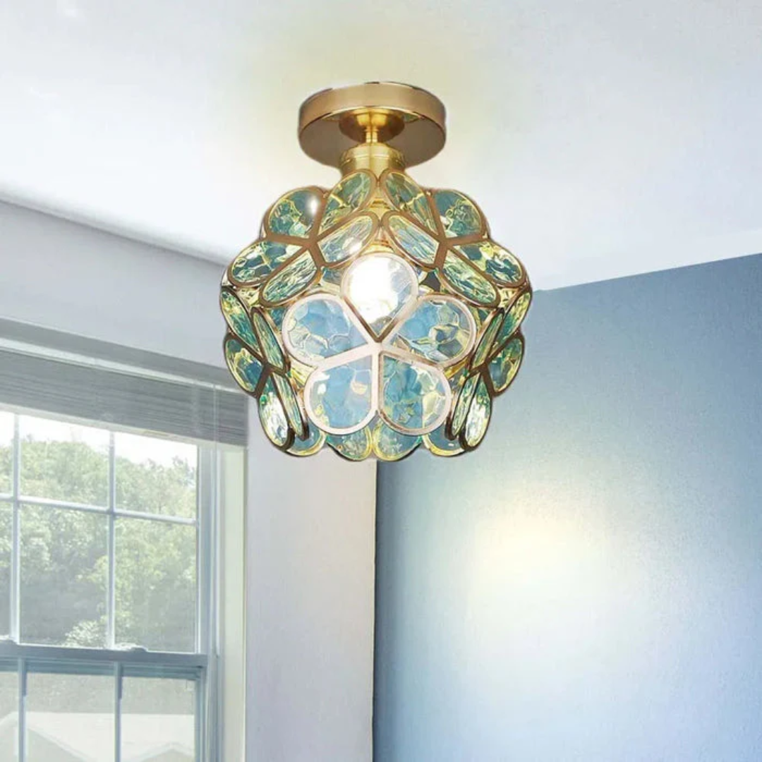 Maliben | Luxury Glass Flower Ceiling Lamp