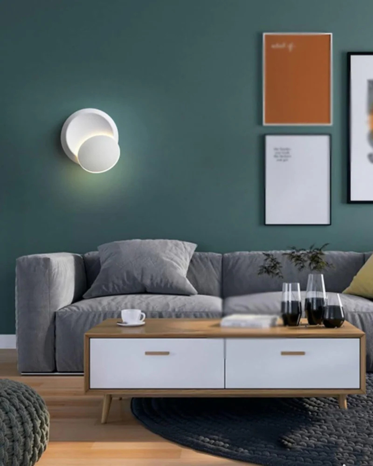 Maliben | Modern Wall Lamp With Halo Light Circle Ambient Lighting