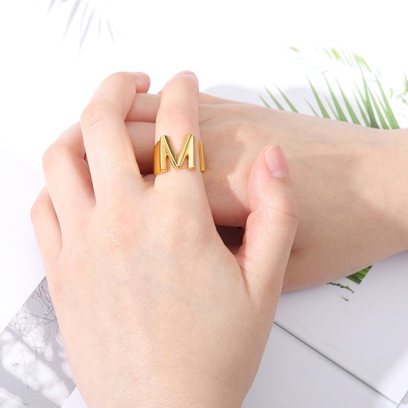 Maliben | Initial A-Z Letter Ring