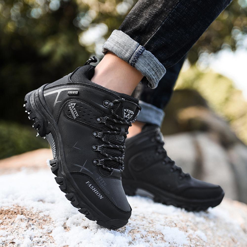 Maliben | Men's Hiking Shoes With Fur