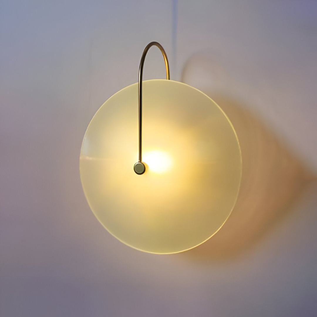 Maliben | Scandinavian Round Glass Wall Lamp
