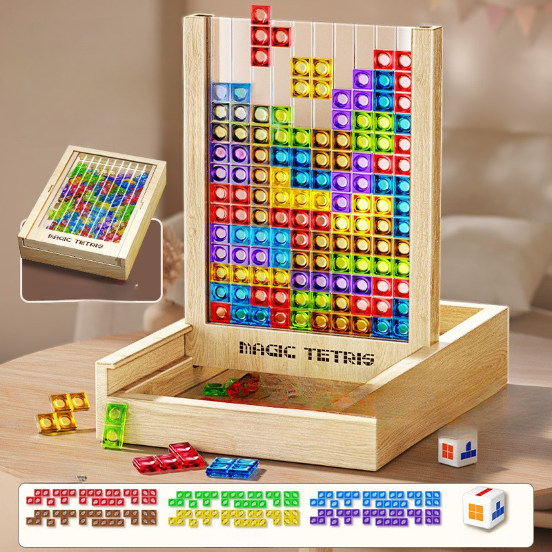 Maliben | Magic Wooden Tetris Game