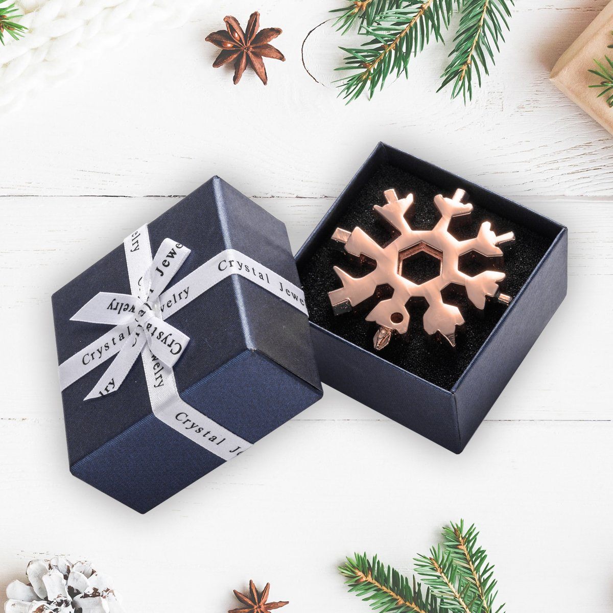 Maliben | š„Saker 18-In-1 Stainless Steel Snowflake Multitool