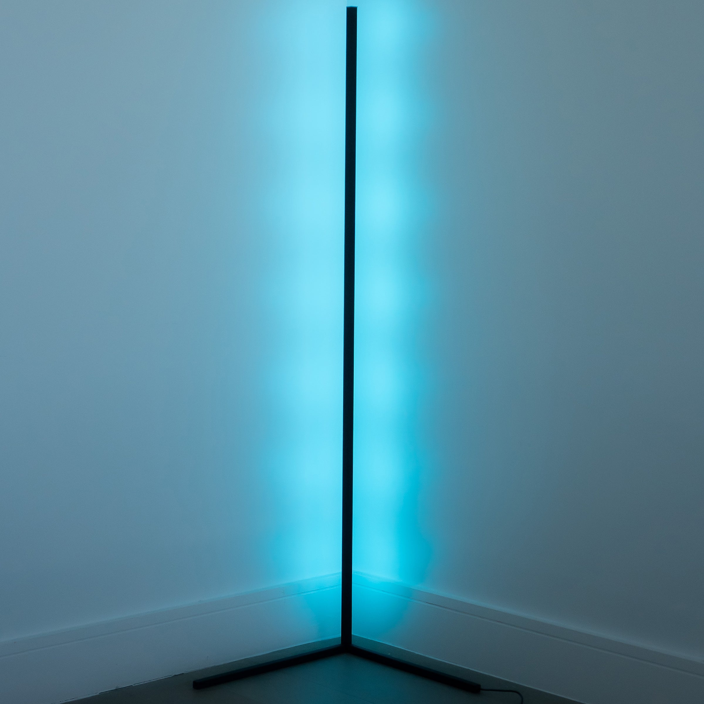 Maliben Modern Corner LED Floor Lamp – Space-Saving Minimalist Design with Soft...
