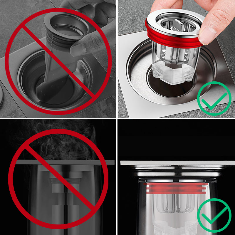 Maliben | Magnetic Odor-Neutralizing Floor Drain Core