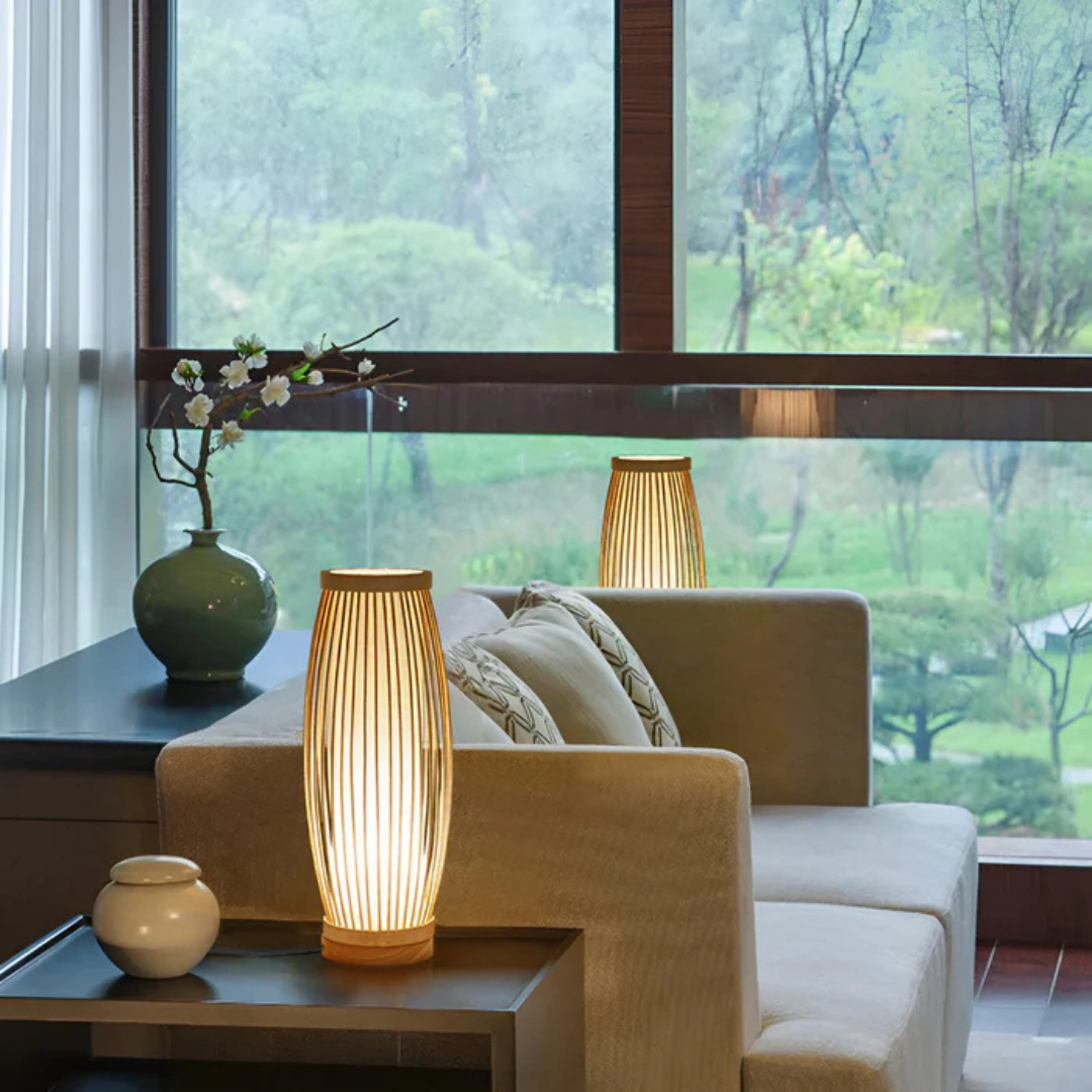 Maliben | Japanese Led Table Lamp Made Of Bamboo