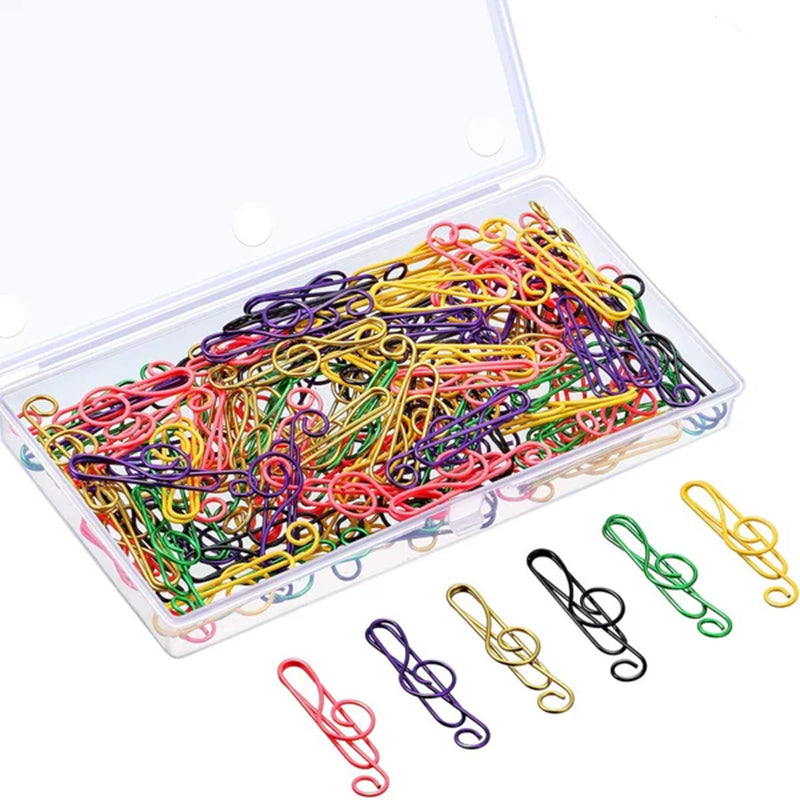 Maliben | Music Multicolored Paperclips Made Of Metal