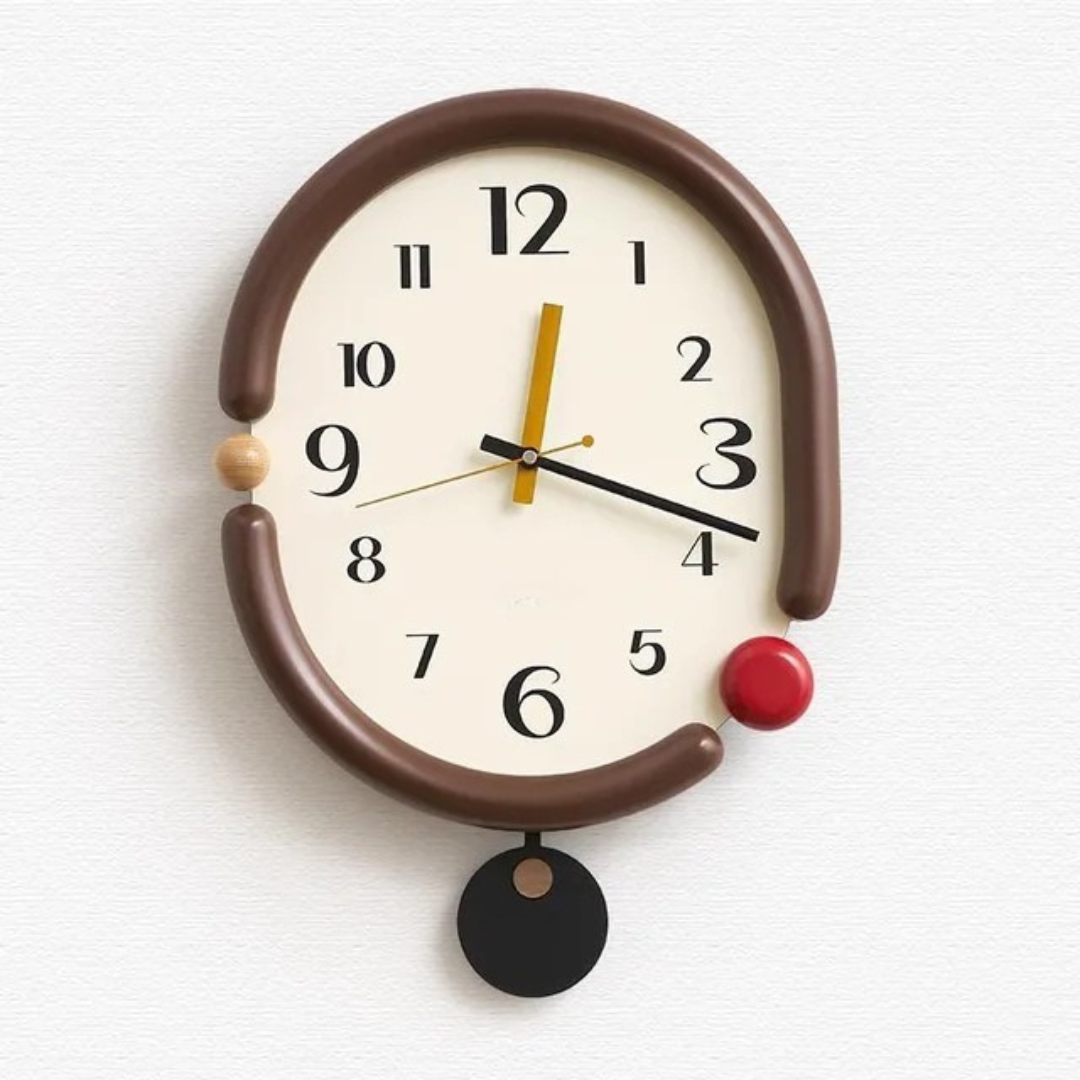 Maliben Luxury Wall Clock — Minimalist, Silent Movement