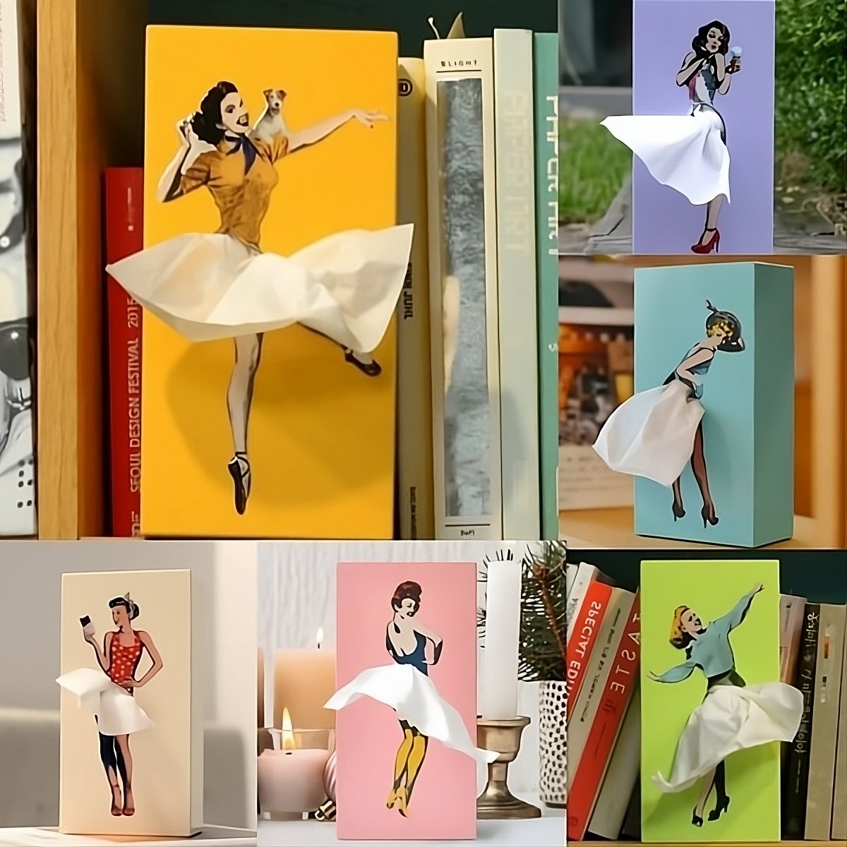 Maliben | Flying Skirt Tissuebox