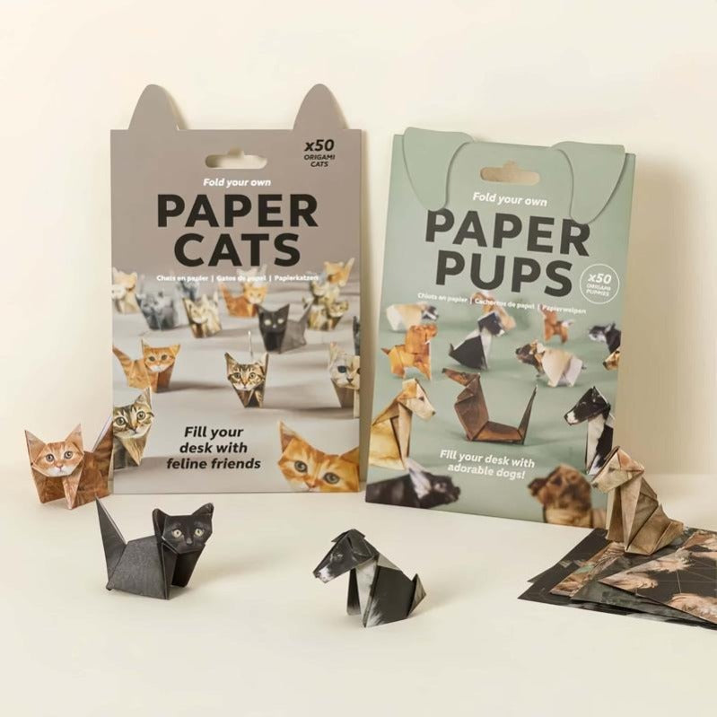 Maliben | 50-Sheet Cat Origami Kit