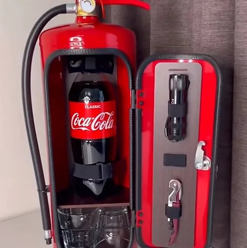 Maliben | "My Cave My Rules" Gift Can Bar Fire Extinguisher