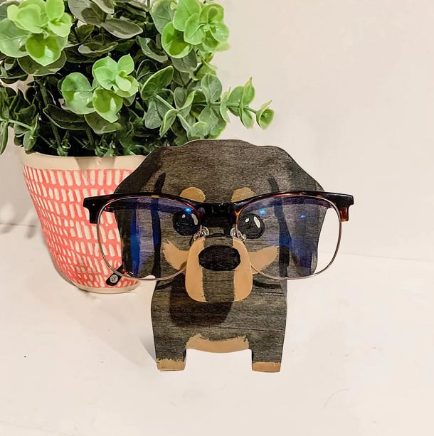 Maliben | Wooden Glasses Stand With Animals