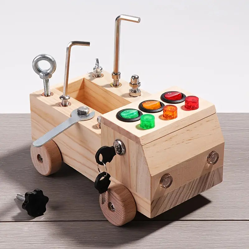 Maliben | Montessori Busy Board - Learn And Play With Leds