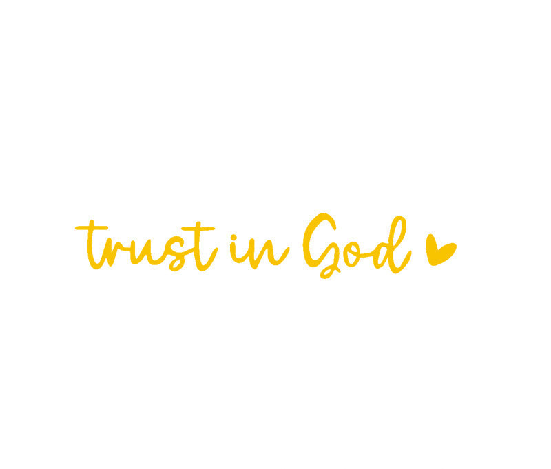 Maliben | “Trust In God” Rear-View Mirror Decal