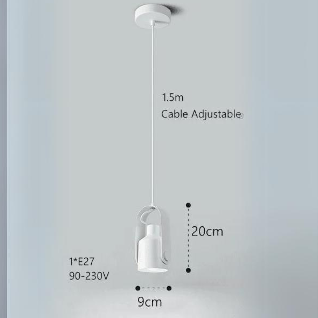 Maliben | Modern Pendant Lamp With Adjustable Height – Minimalist Design