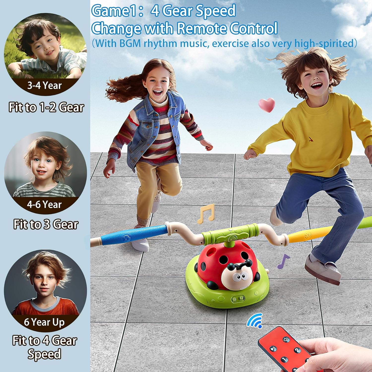 Maliben | 3-In-1 Ring Toss And Rocket Games - Exploration Of Adventure