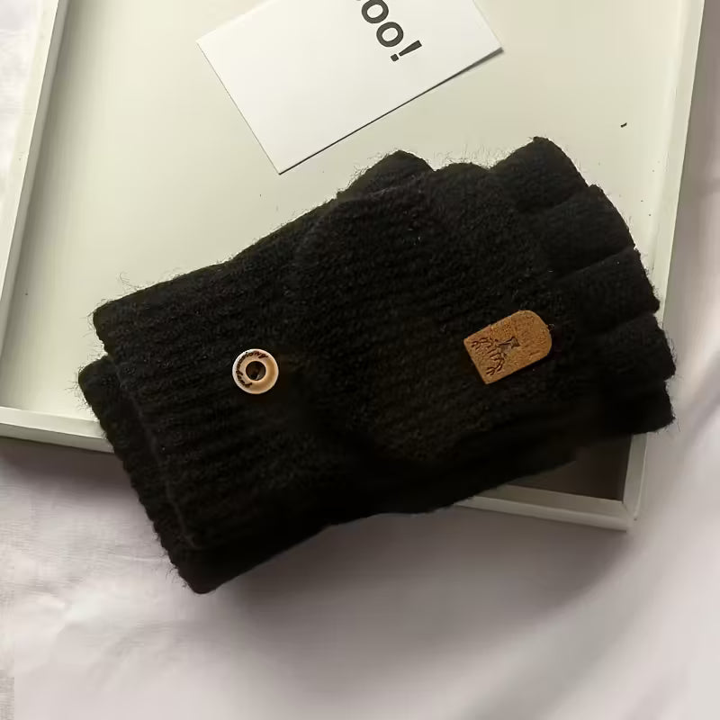 Maliben | Men's Winterpro Fingerless Gloves – Thick, Warm And Comfortable