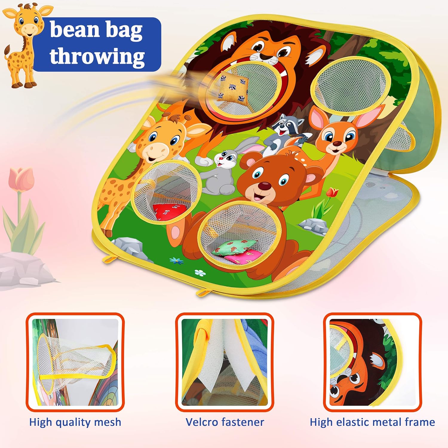 Maliben | Animal SAnd Bag Toss and Throw Game - Experience Endless Play Fun