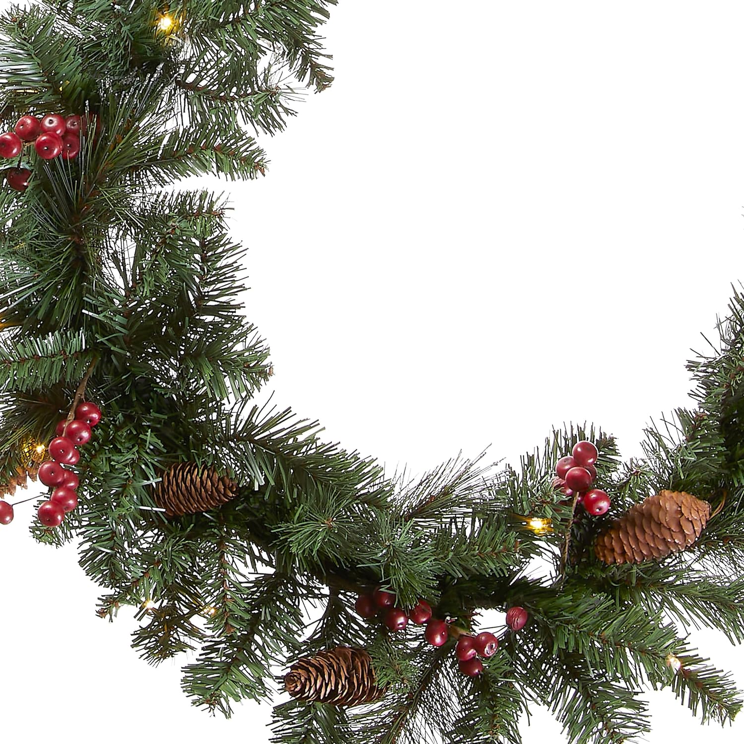 Maliben | Christmas Garland With Lights - Frostglow