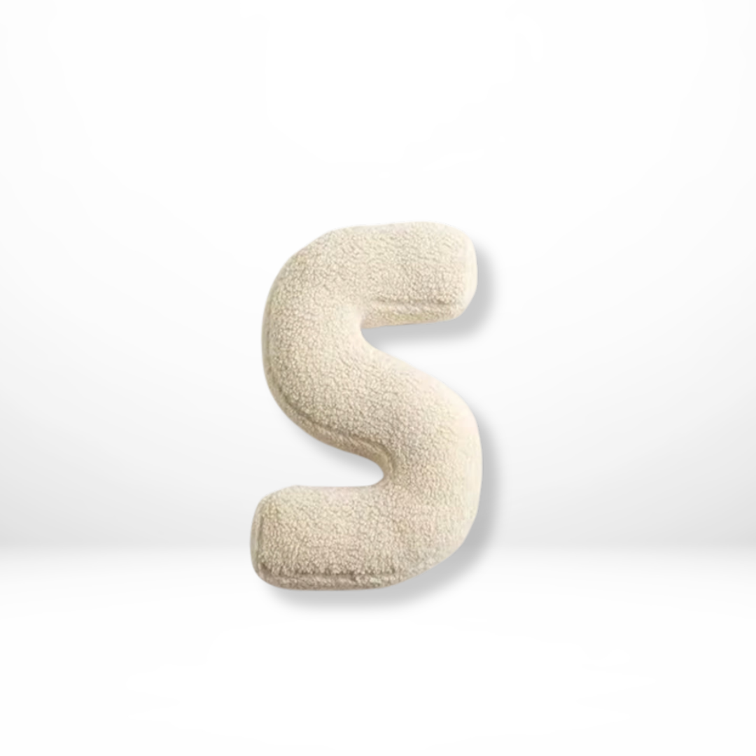 Maliben | Velvet Alphabet Decorative Cushion With Letters A To Z