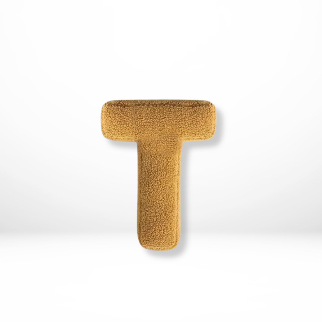 Maliben | Velvet Alphabet Decorative Cushion With Letters A To Z