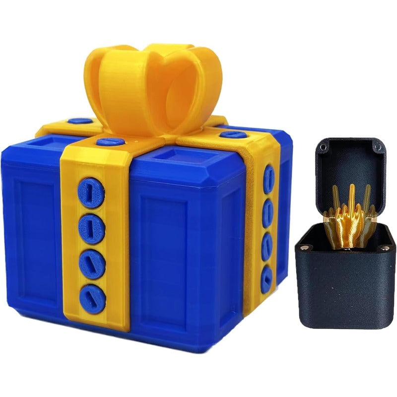 Maliben | Surprise Prank Gift Box Funny Middle Finger Switch Prank Toy