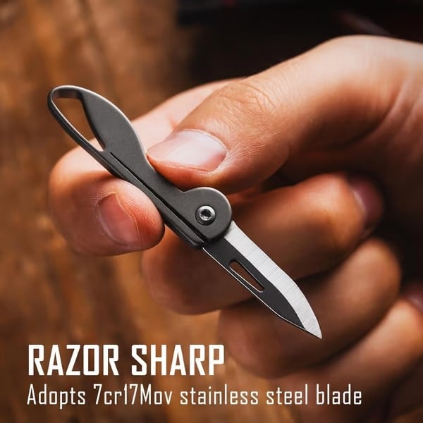 Maliben | Mini Titanium Alloy Folding Pocket Knife