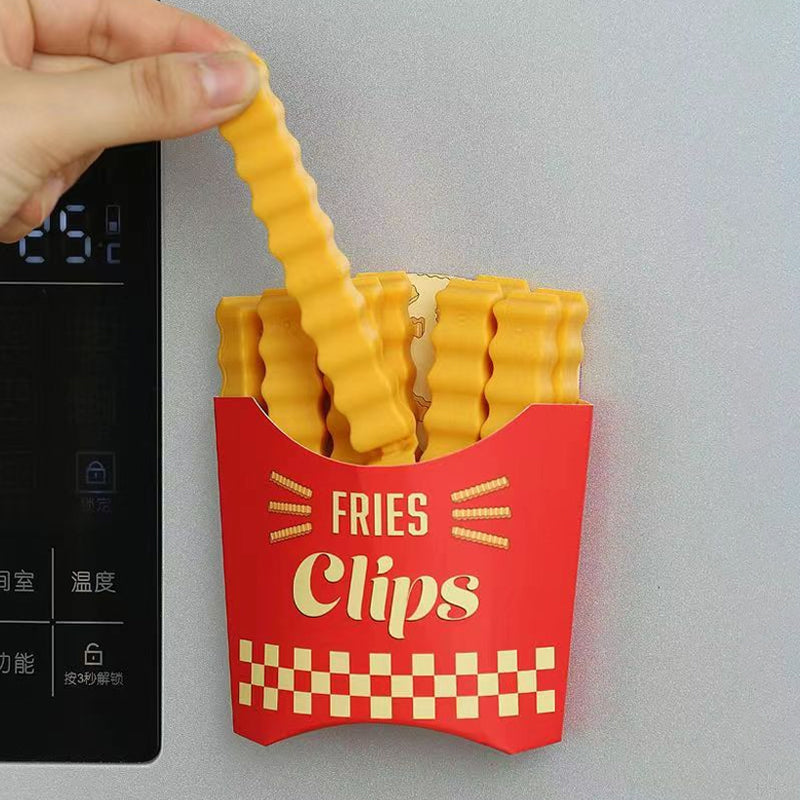 Maliben | Funny Magnetic French Fries Food Closure Clip