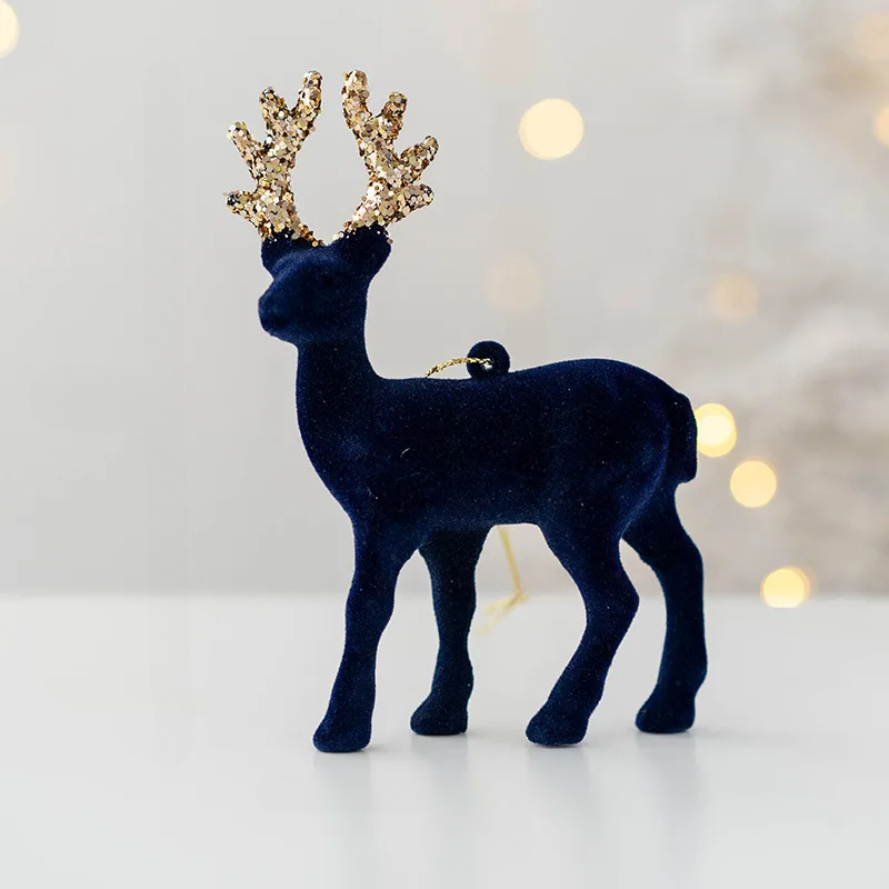 MAliben | Sparkling Deer Ornament – Luxury Christmas Decoration For a Festive Atmosphere