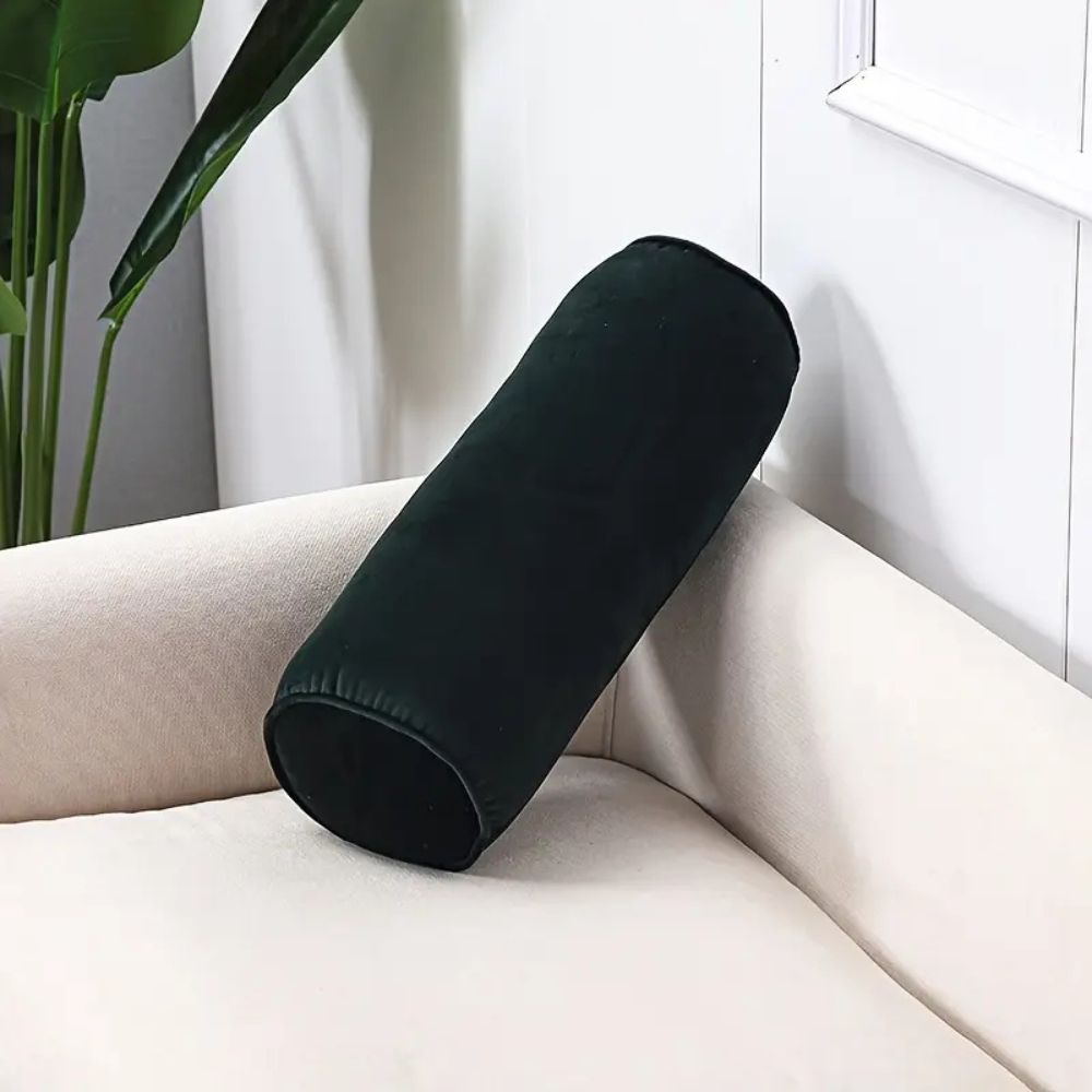Maliben | Plush Velvet Bolster Cushion
