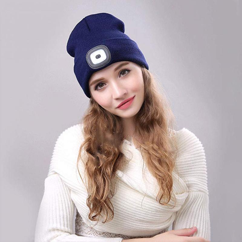 Maliben | Removable Led Headlamp Beanie Hat