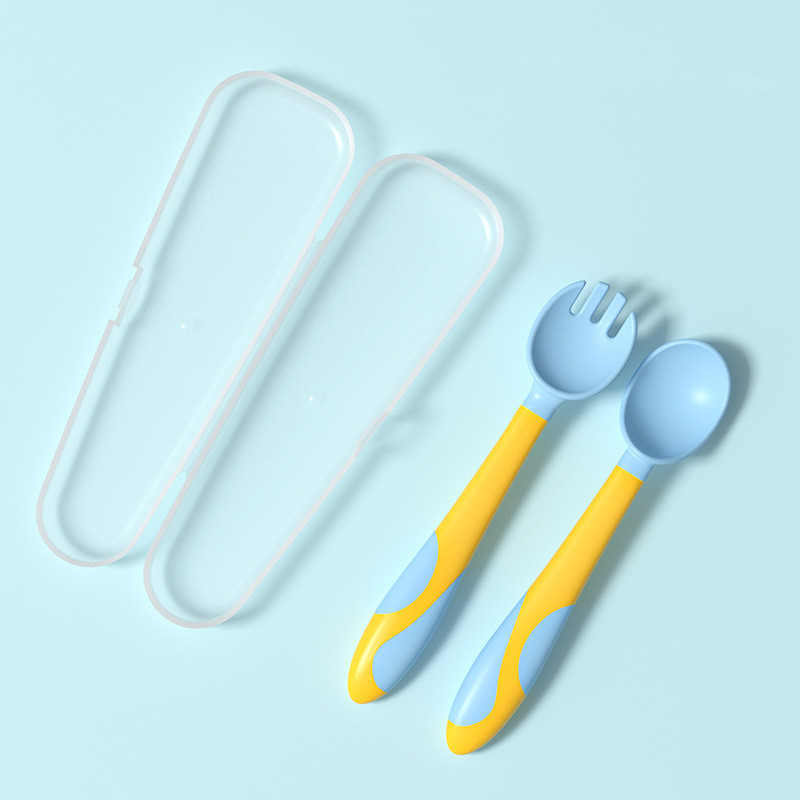 Maliben | Children's Spoon And Fork Set – Non-Slip Baby Cutlery With Ergonomic Grip