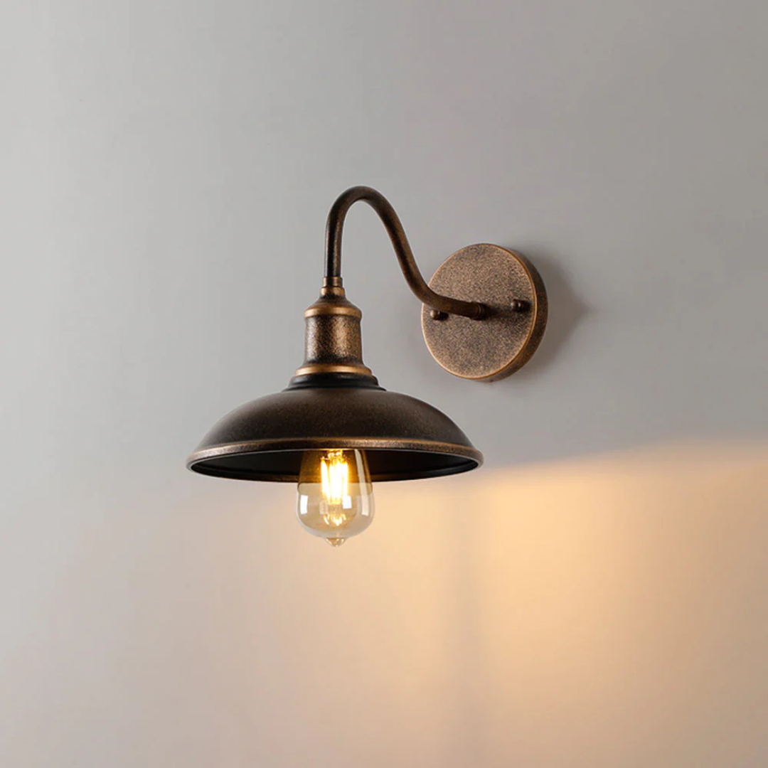 Maliben | Antique Brass Ip65 Waterproof Outdoor Wall Lamp