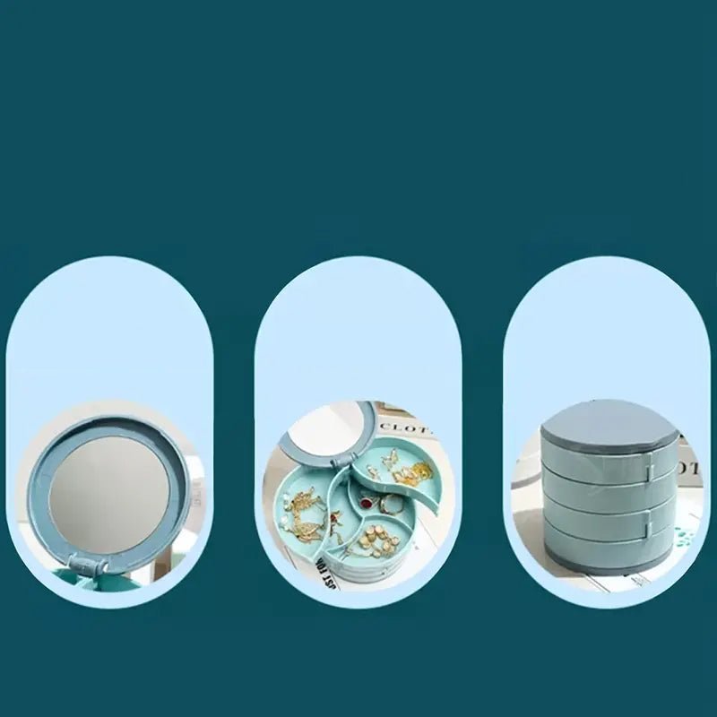 Maliben | Jewelry Box - 360° Rotating Storage Box For Jewelry, Maximum Protection And Organization