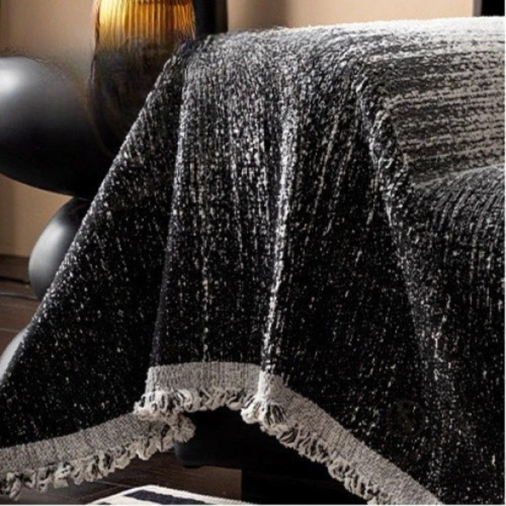 Maliben | Neutral Tone Chenille Sofa Cover