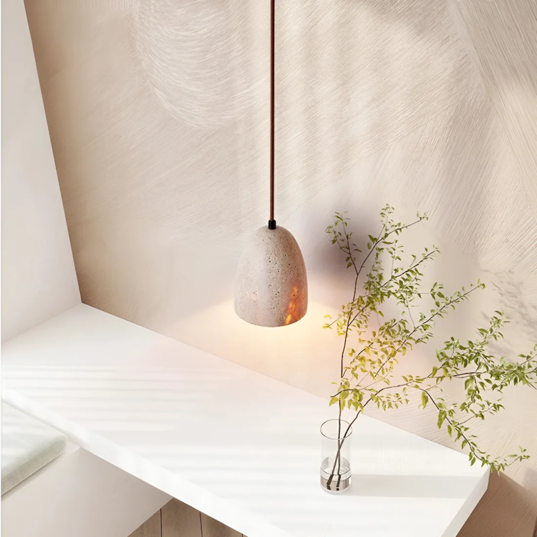 Maliben | Retro Travertine Pendant Lamp