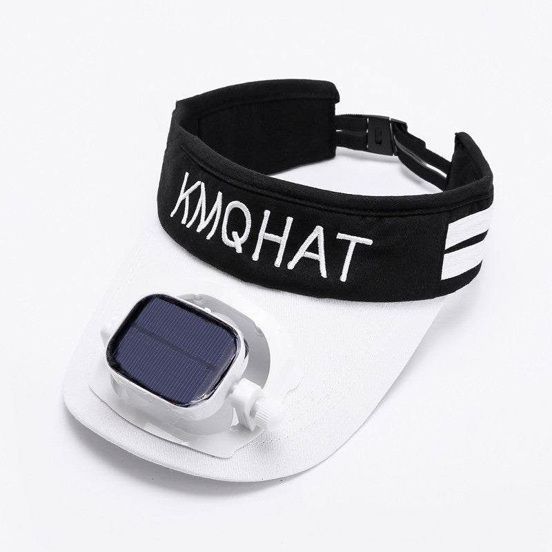 Maliben | Sun Visor Hat With Solar Powered Fan, For Camping, Hiking