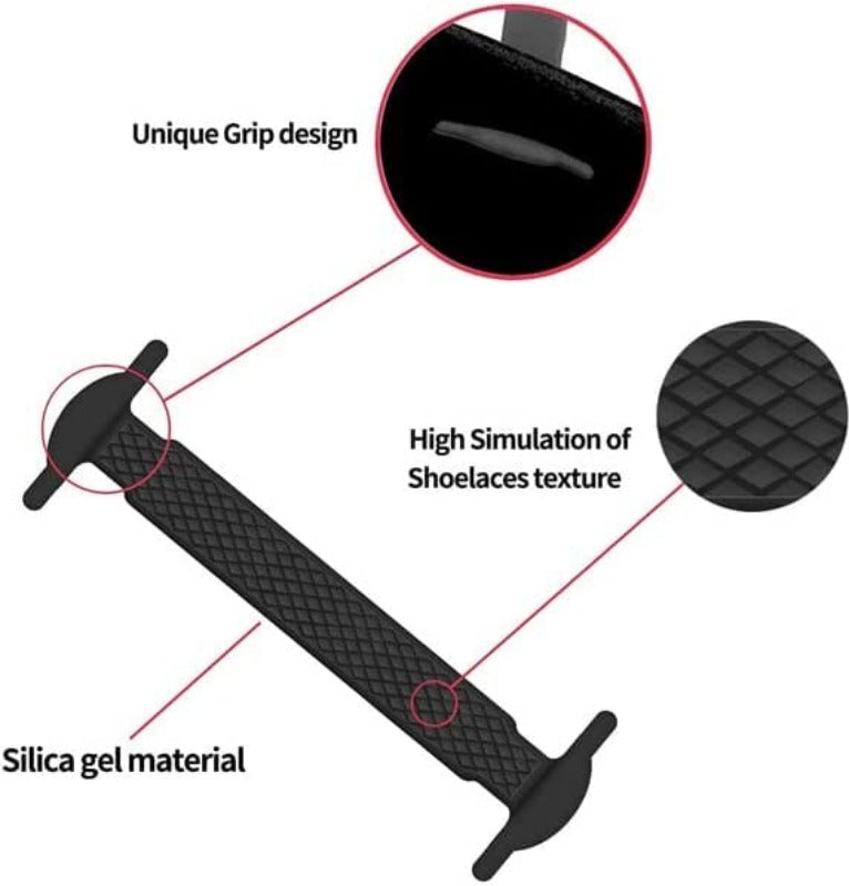 Maliben | Elastic Silicone No-Tie Shoelaces