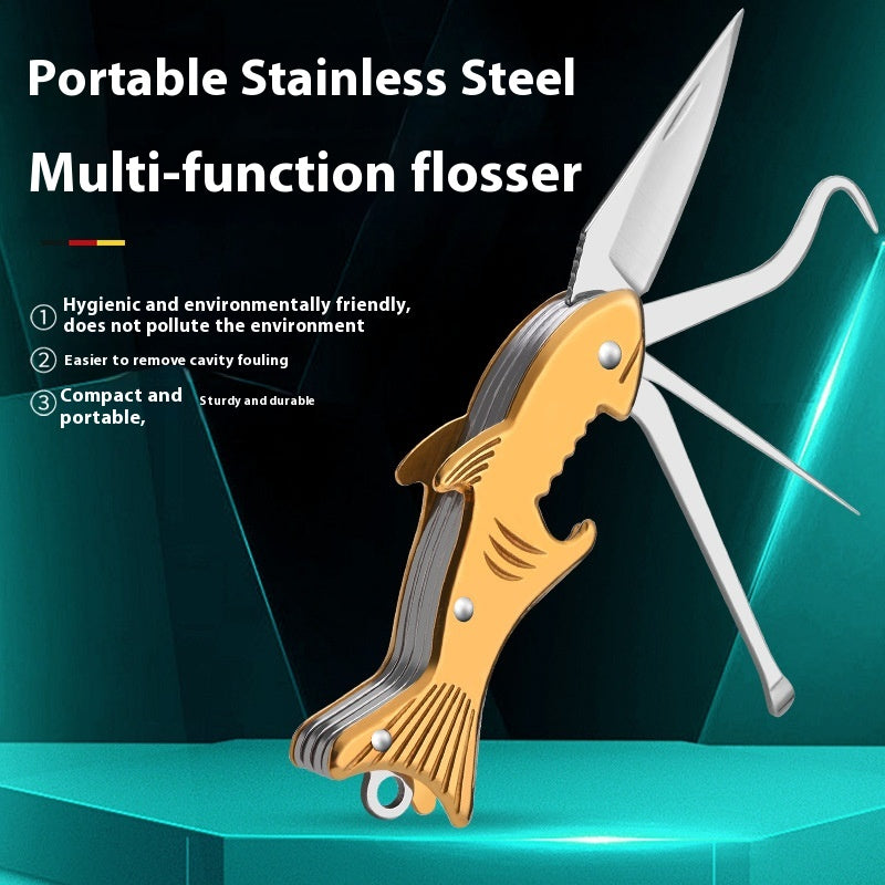 Maliben | Reusable Stainless Steel Toothpicks Set For Dental Hygiene