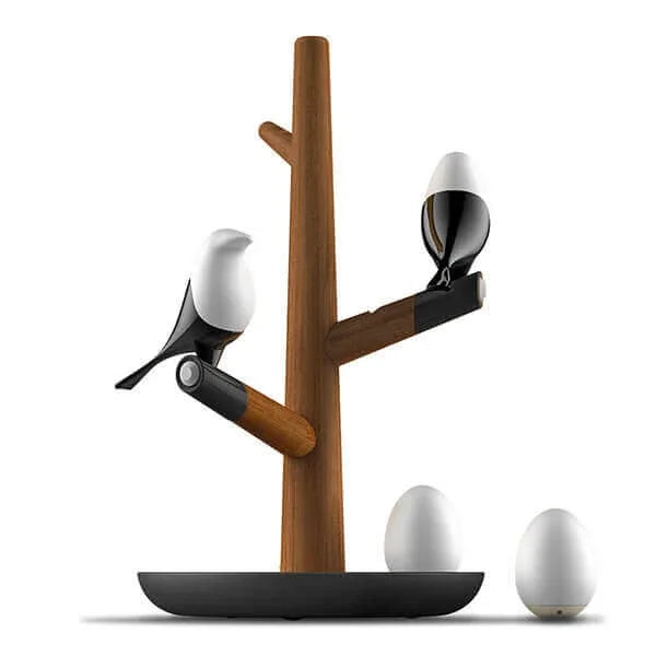 Maliben | Brightoak Elegance - Smart Wooden Table Lamp With Motion Sensor