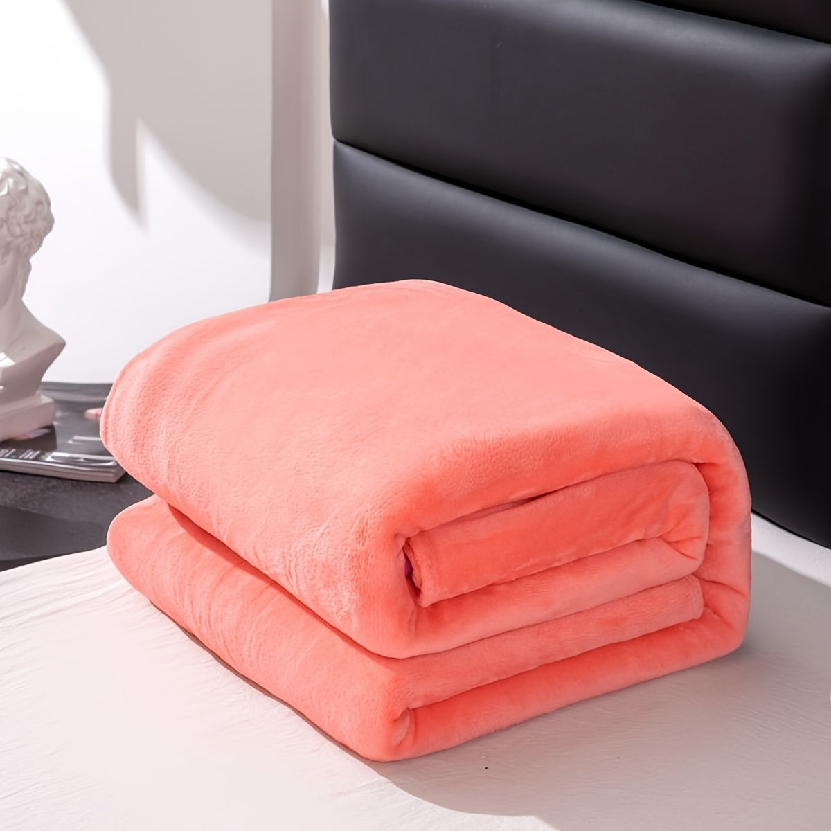 Maliben | Gray Flannel Blanket: Luxury ComFort for Every Season