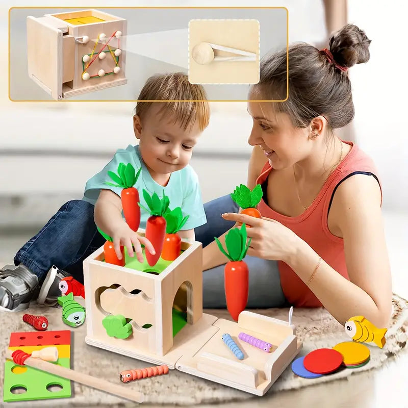 Maliben | Creative 8-In-1 Montessori Playset - For Adventurous Babies